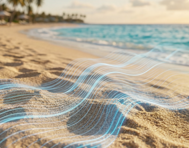 Coastal thermal engineering visualization